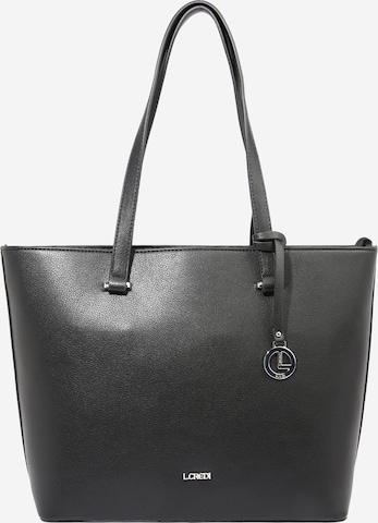 L.CREDI Shopper 'Filippa' in Black: front