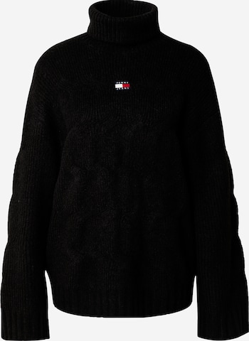 Tommy Jeans Pullover in Schwarz: predná strana