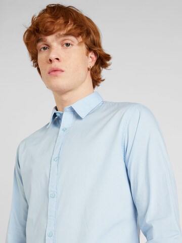 Coupe regular Chemise 'LUCAS' JACK & JONES en bleu