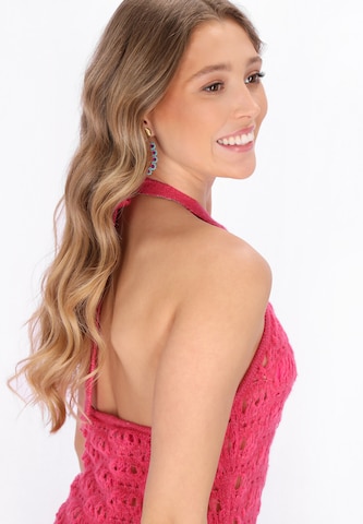 IZIA Knit dress 'Festival' in Pink