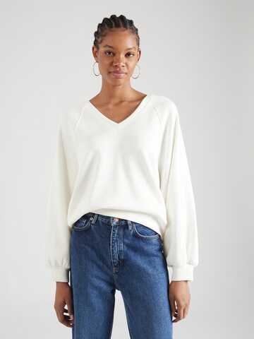 MSCH COPENHAGEN Sweatshirt 'Nelina' in Wit: voorkant