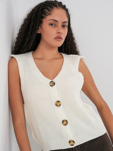 Bigdart Kootud vest, värv beež