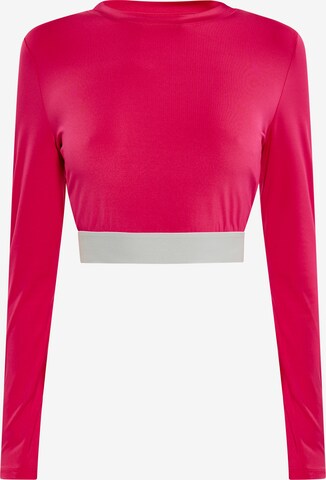 myMo ATHLSR Functioneel shirt in Roze: voorkant