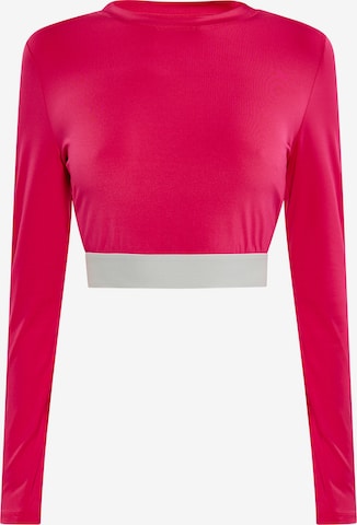 myMo ATHLSR Performance Shirt in Pink: front