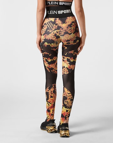 Plein Sport - Skinny Calças de desporto 'Baroque' em preto