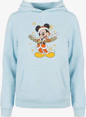 ABSOLUTE CULT Sweatshirt ' Mickey Mouse - Merry Christmas' in Blue: front