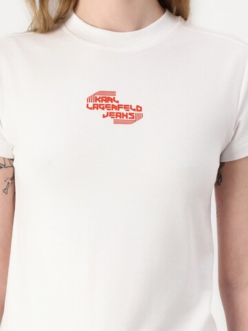 KARL LAGERFELD JEANS Футболка в Белый