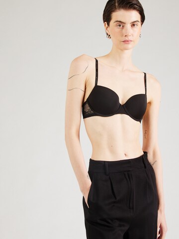 Tommy Hilfiger Underwear T-Shirt BH in Schwarz: Vorderseite