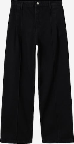 MANGO Wide Leg Jeans 'Priscila' in Schwarz: predná strana