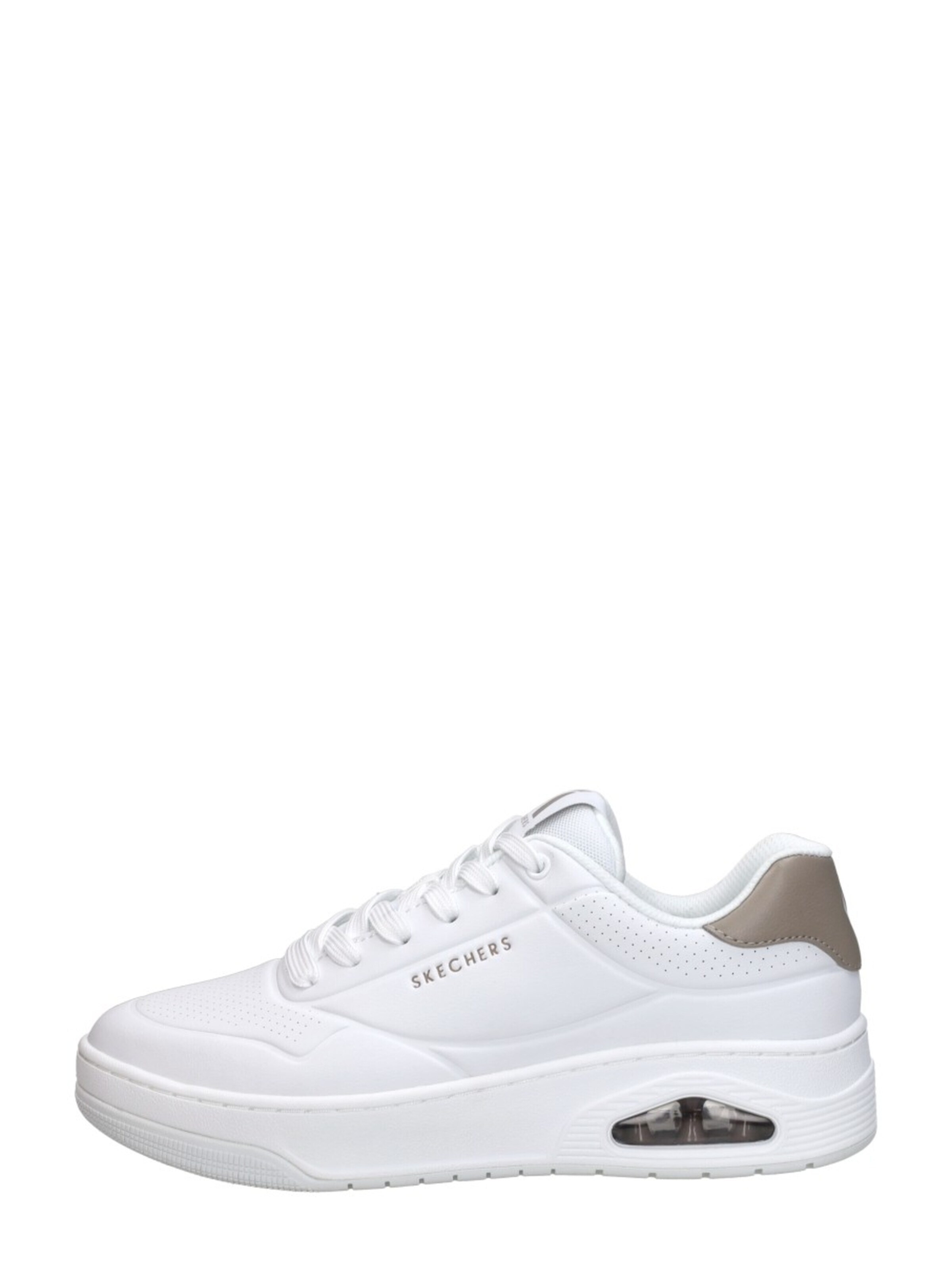 Baskets basses 'Uno Court' SKECHERS en blanc : devant