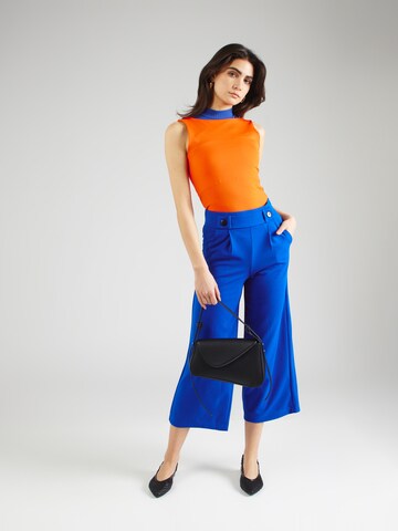 JDY Wide Leg Hose 'GEGGO' in Blau