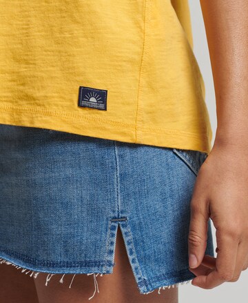 Superdry Top 'Cali' in Yellow