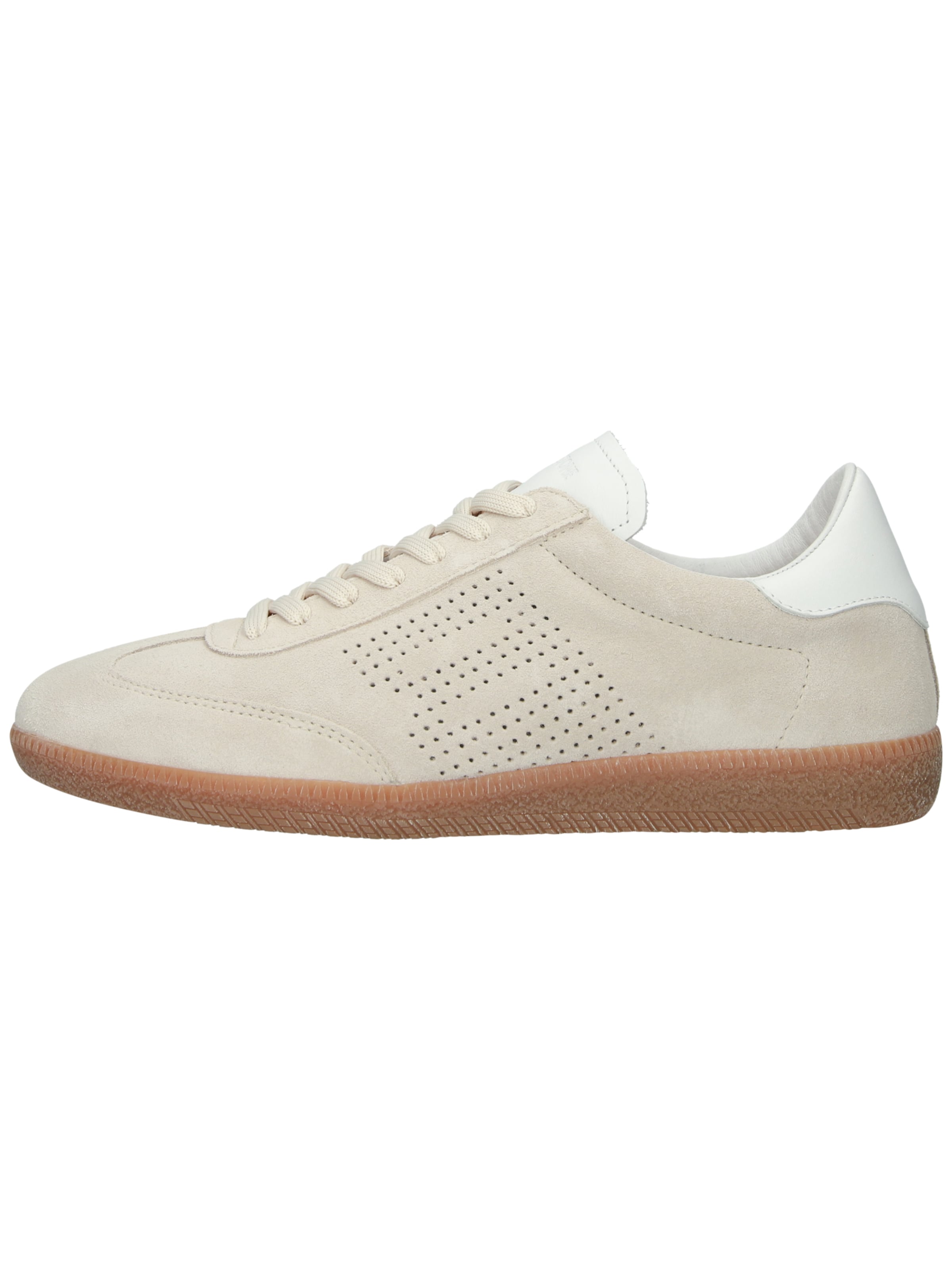 BLACKSTONE Låg sneaker 'Lime Wren Perf DL446' i beige: framsida