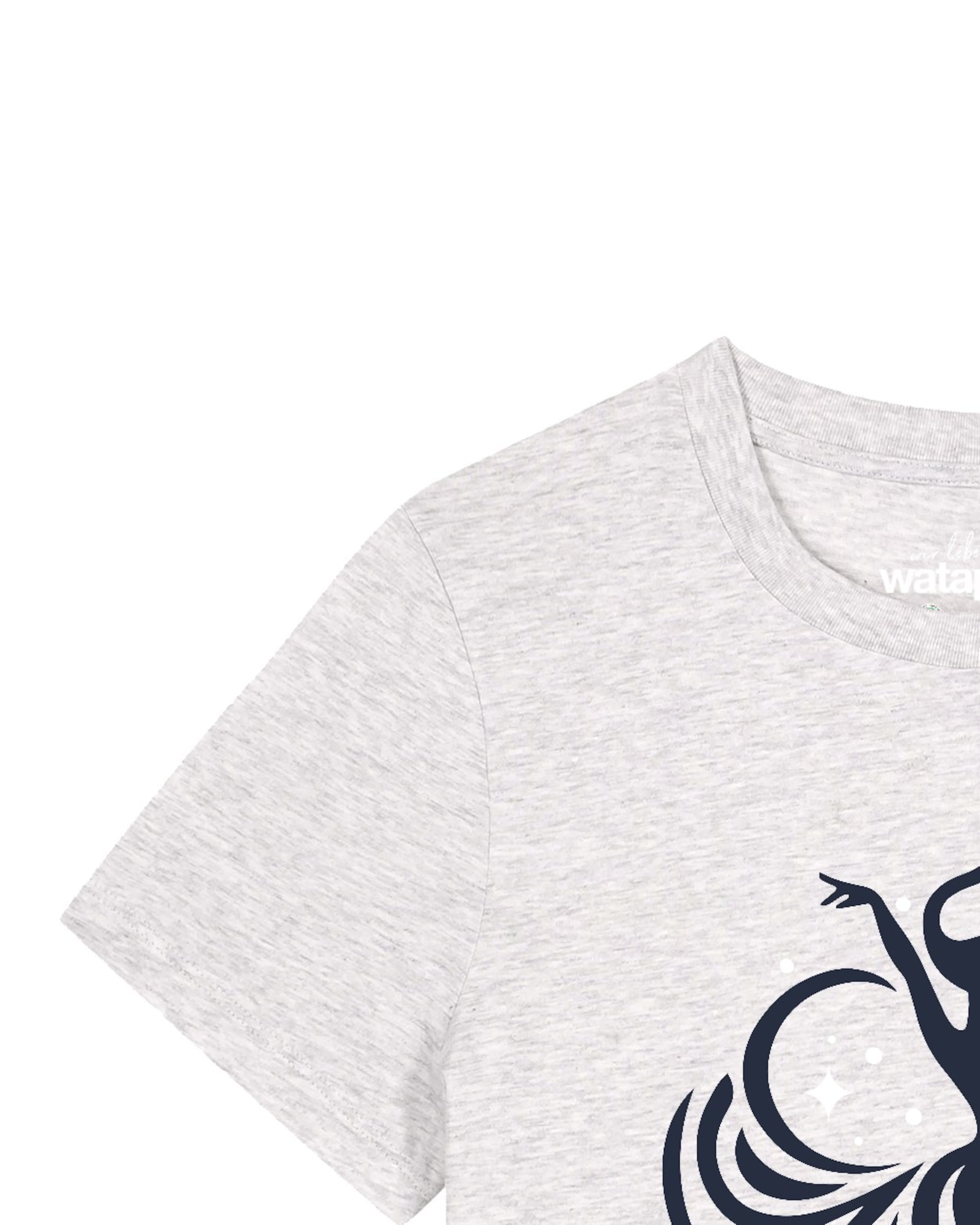Watapparel Shirt 'Chance to dance' in Grijs
