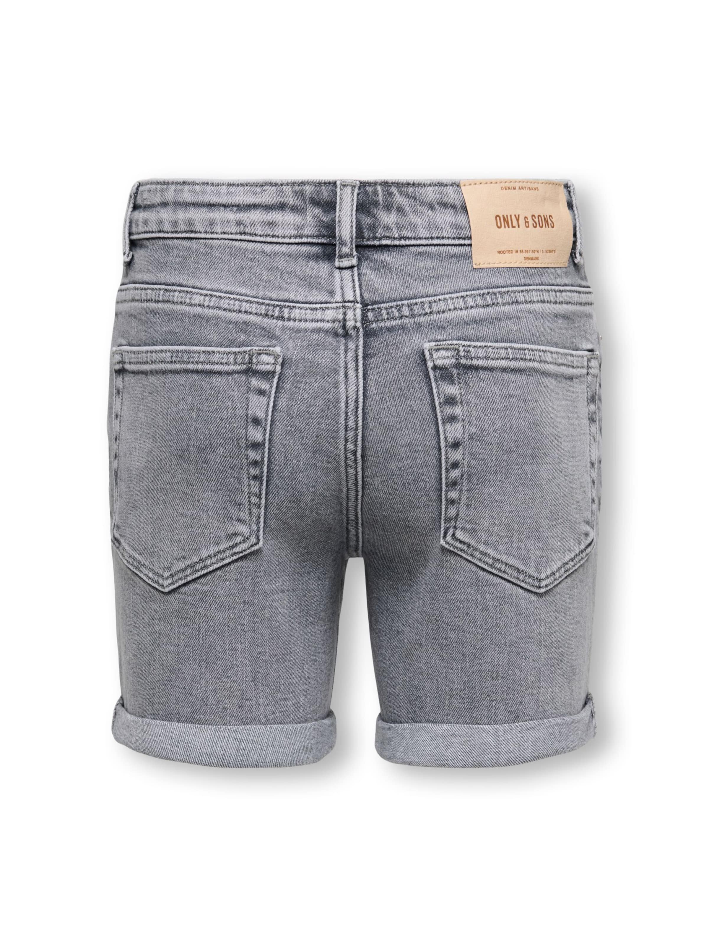 Only & Sons Junior regular Jeans 'OSJPly' i grå