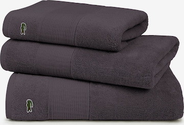 LACOSTE Towel 'L LE CROCO' in Grey