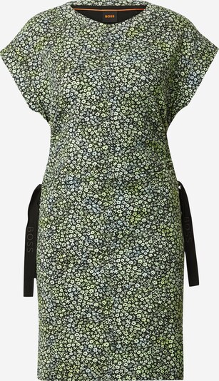 Rochie 'C_Eruchi' BOSS pe verde / verde deschis / negru, Vizualizare produs