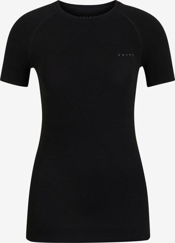 FALKE Base Layer in Schwarz: Vorderseite