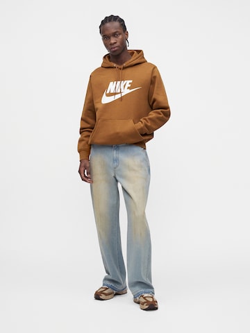 Nike Sportswear Majica 'CLUB' | rjava barva