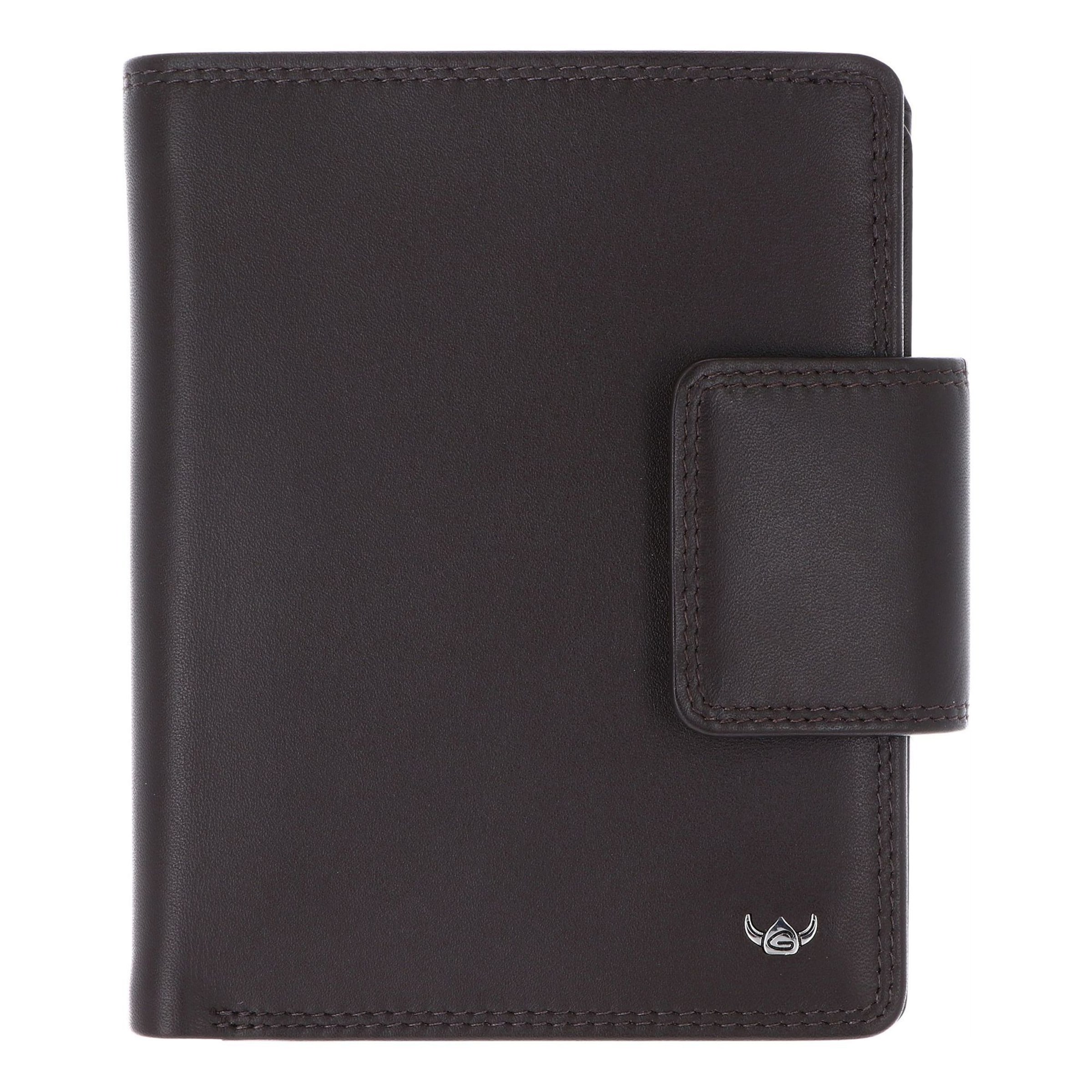Porte-monnaies 'Polo' GOLDEN HEAD en marron : devant