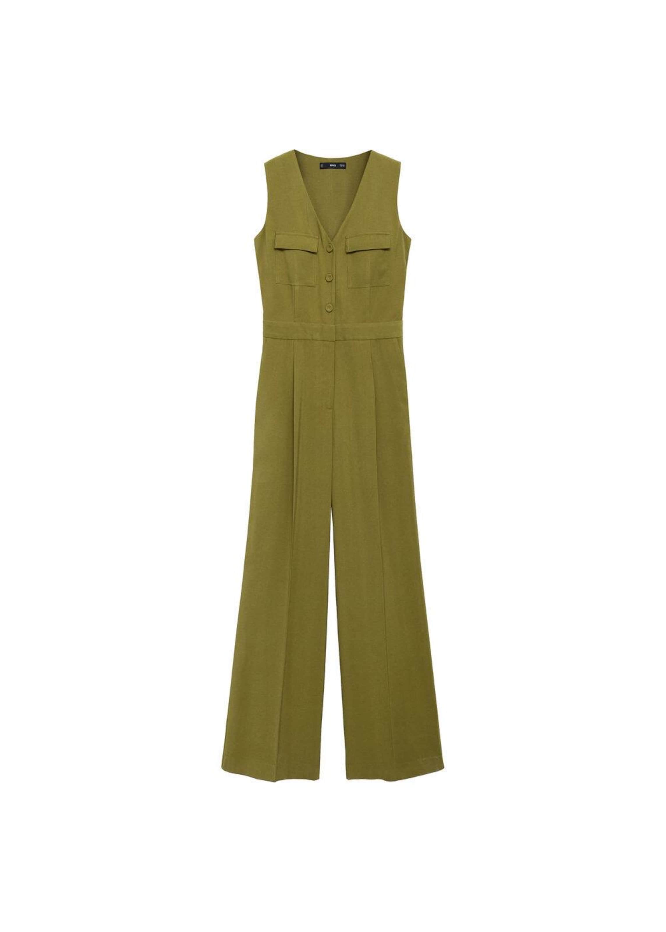 MANGO Jumpsuit 'Safari' in Olive, Item view