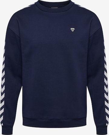 Sweat-shirt 'ARCHIVE ' Hummel en bleu : devant