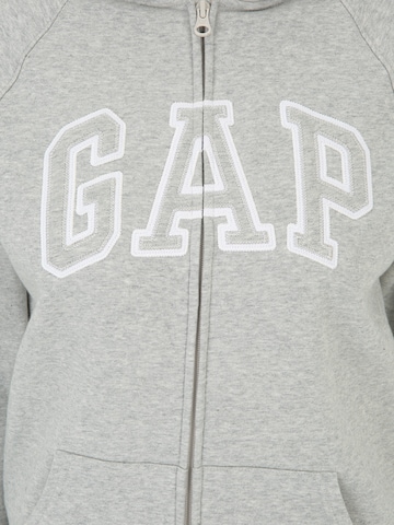 Gap Tall Sweat jacket 'HERITAGE' in Grey