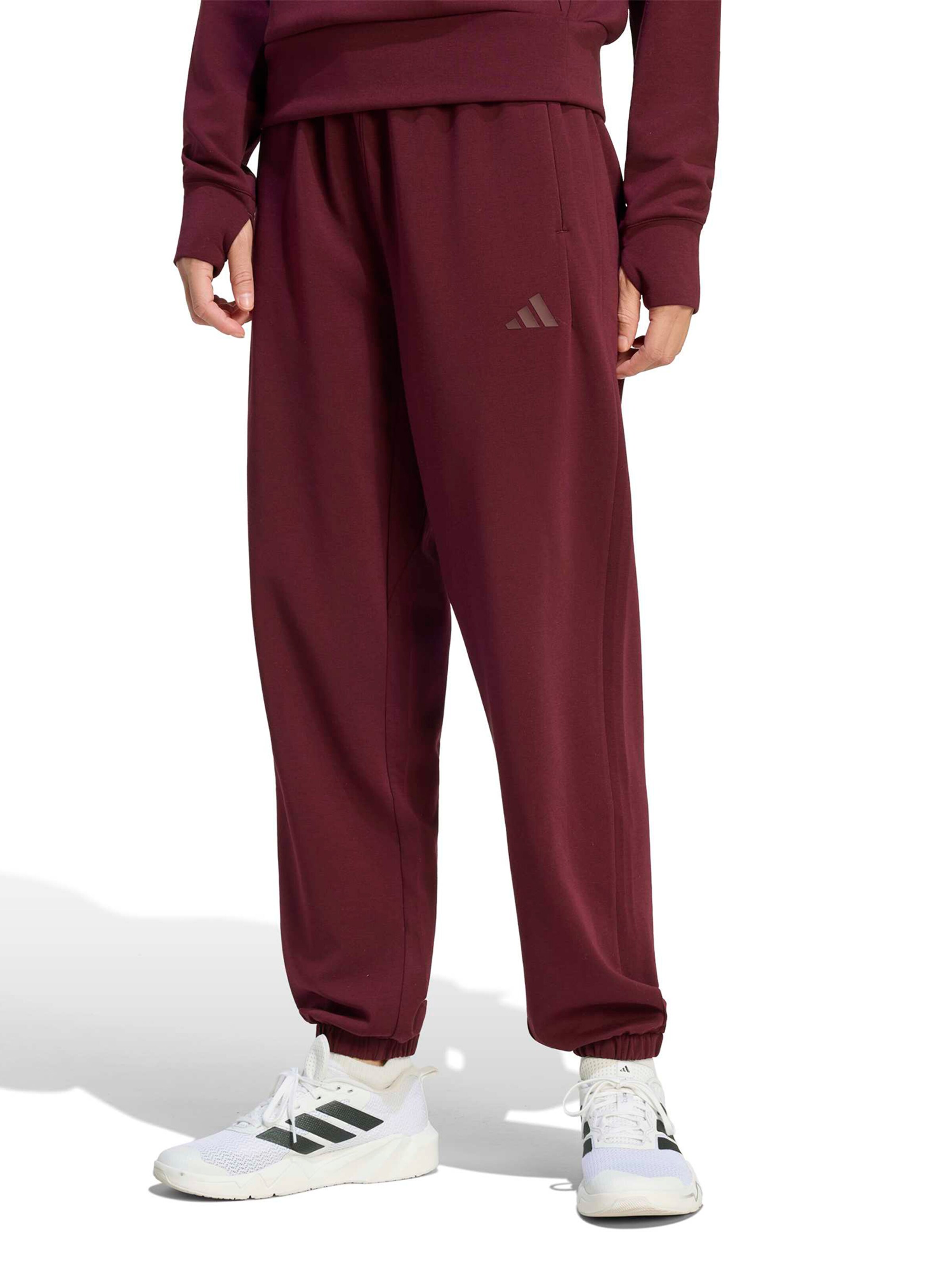 ADIDAS PERFORMANCE Tapered Παντελόνι φόρμας 'Designed For Training' σε καφέ: μπροστά