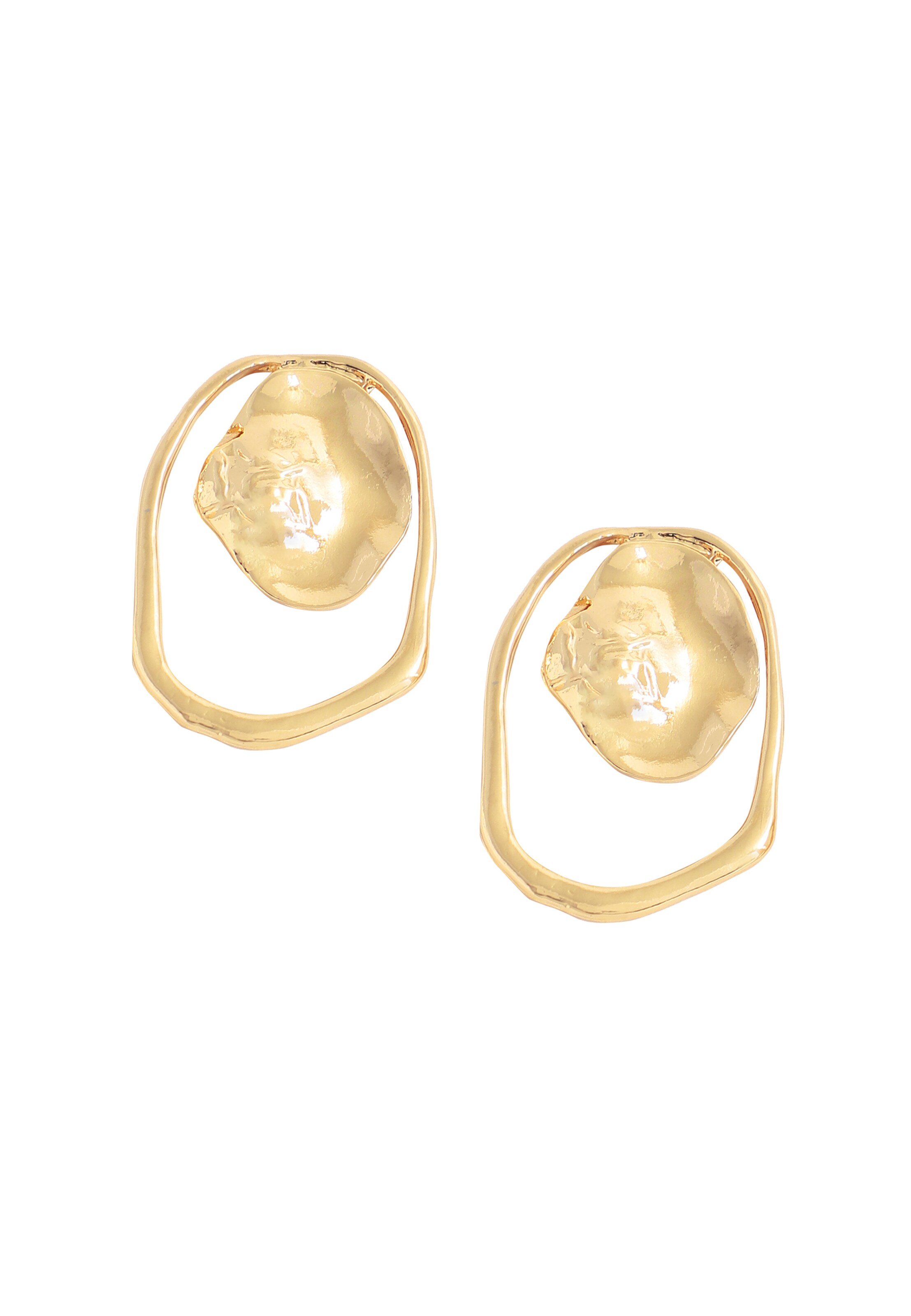 Orecchini 'Katharyn' di SOHI in oro: frontale