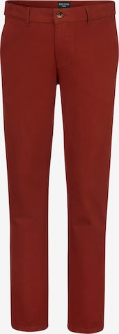 Coupe slim Pantalon chino Boston Park en rouge : devant