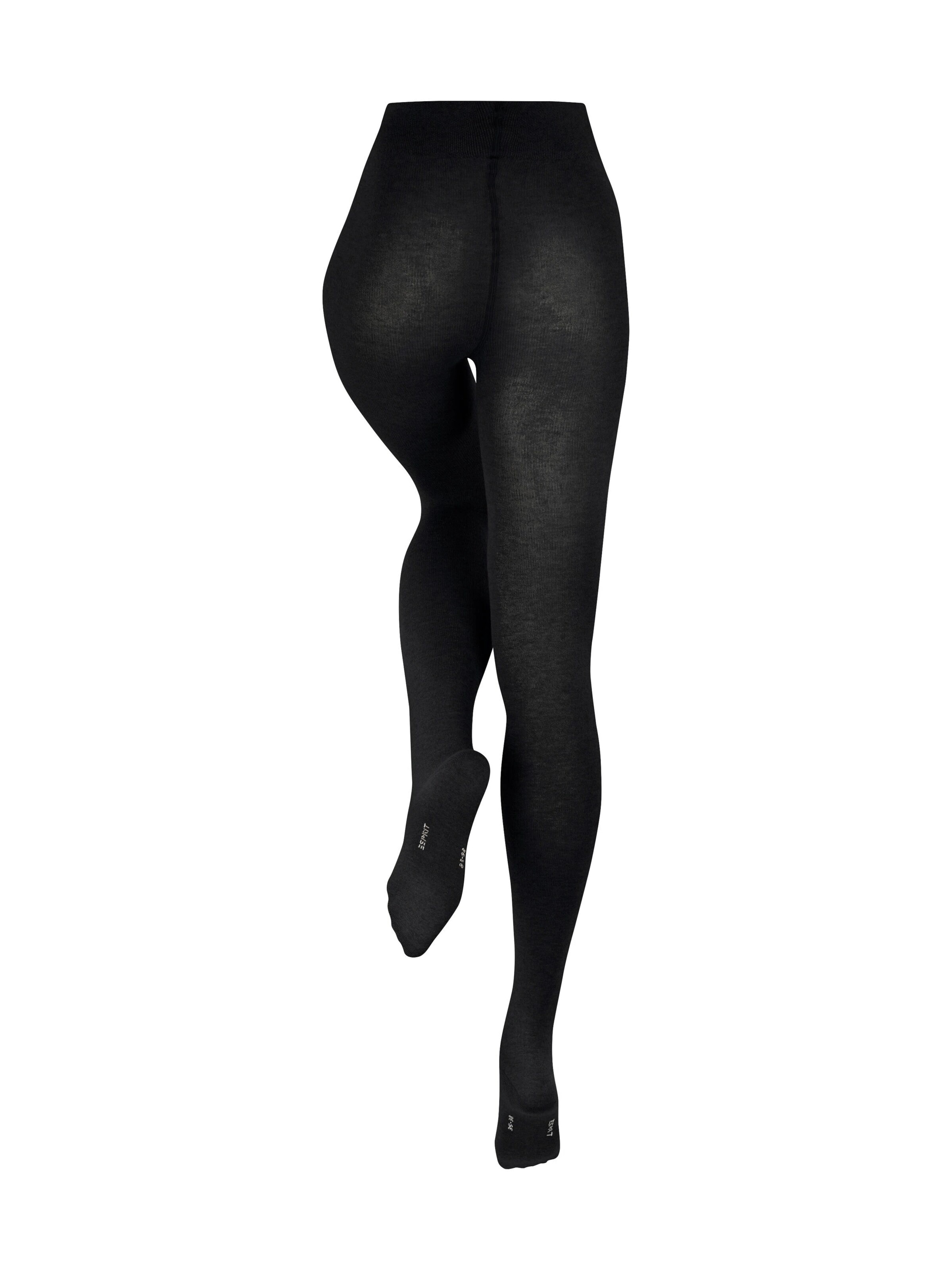 ESPRIT Strumpfhose 'Plain'‌‌‌ in Schwarz