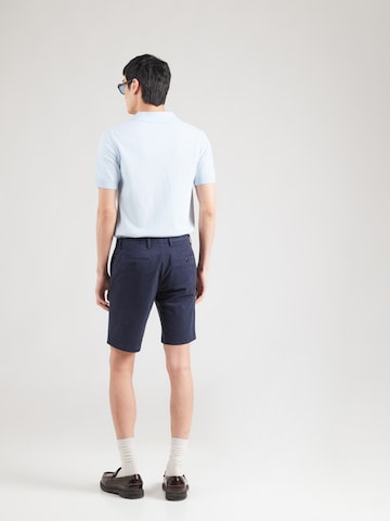 Hackett London Regular Chino 'KENSINGTON' in Blauw: terug