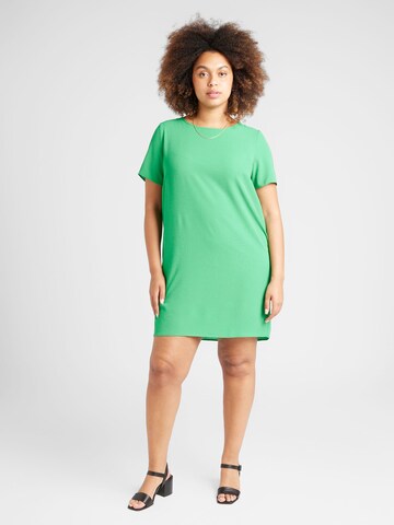 ONLY Carmakoma - Vestido 'CARLUX' en verde: frente