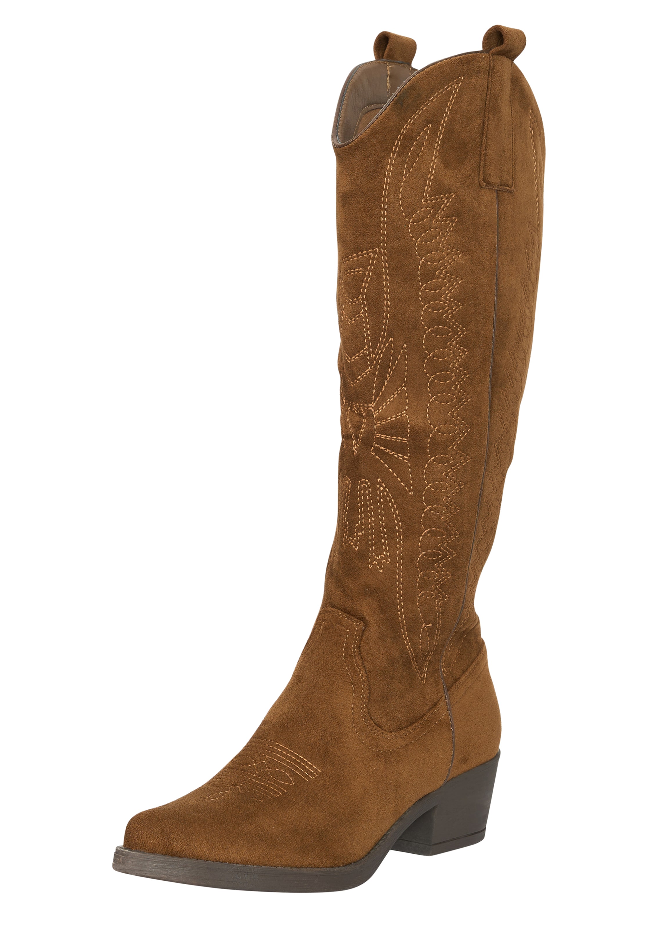 Salinyang Comwboystøvler i brun: forside