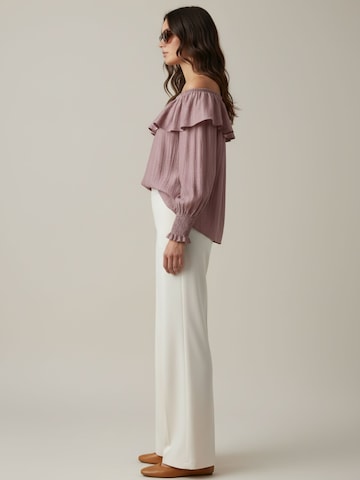 WEARABLE STORIES Bluse 'Noemie' i lilla