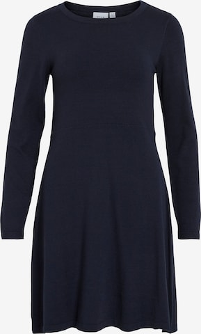 VILA - Vestido de punto 'HELLIE' en azul: frente