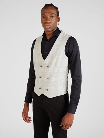 BURTON MENSWEAR LONDON Gilet in Grijs: voorkant