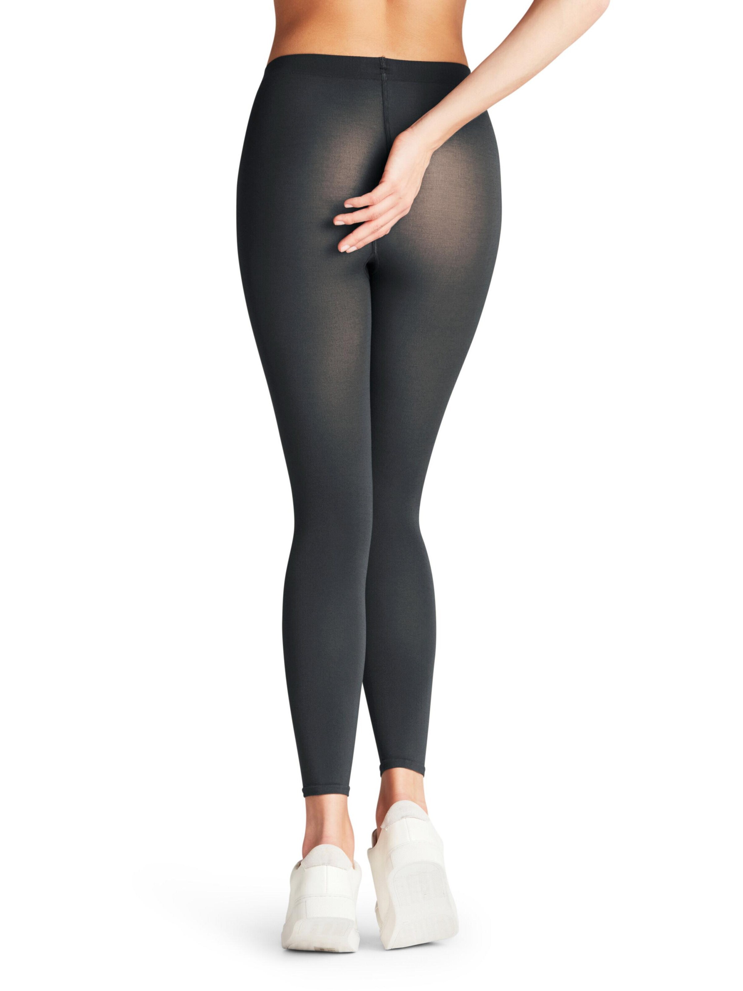 FALKE Skinny Leggings 'Cotton Touch' in Grey