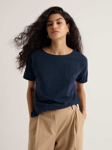 T-shirt 'Bryher View' Seasalt Cornwall en bleu : devant