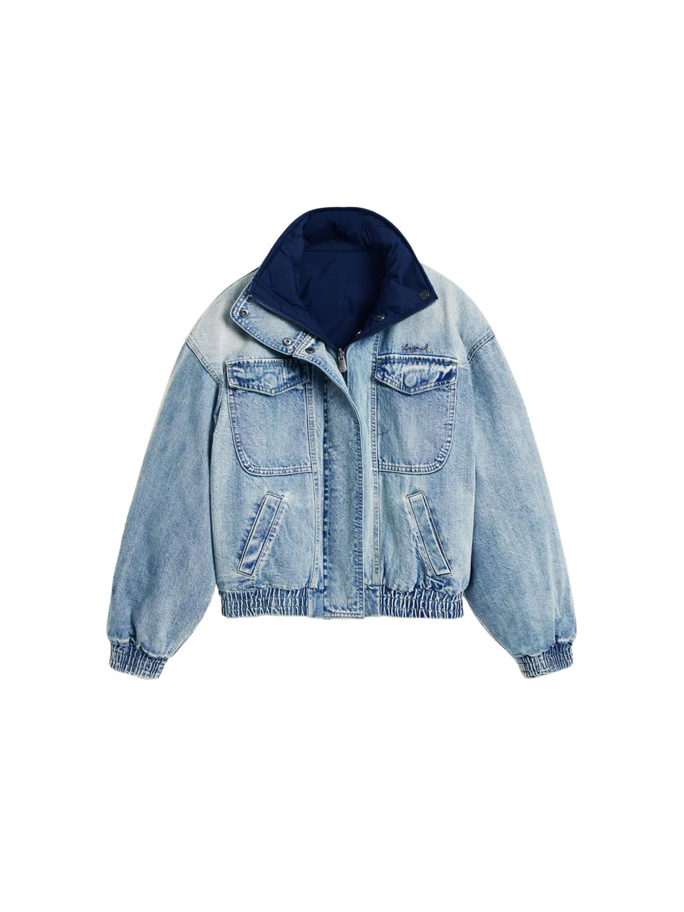 Desigual Übergangsjacke in Blau: Vorderseite