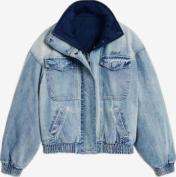 DesigualPrijelazna jakna - plava boja: prednji dio