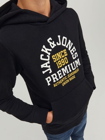 Jack & Jones JuniorSweater majica 'Booster' - crna boja