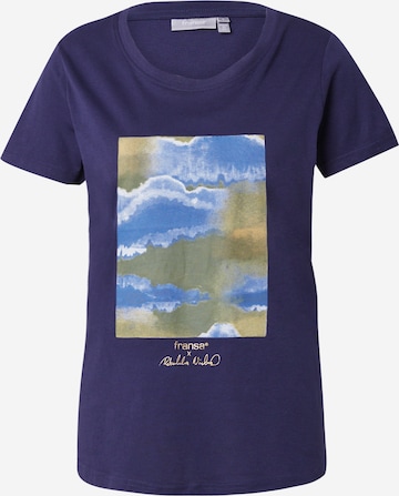 Fransa T-Shirt 'REBEKKA' in Blau: predná strana