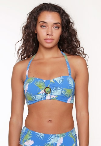 LingaDore Bandeau Bikinitop in Blau: predná strana