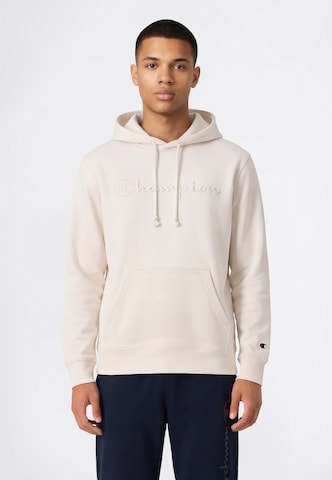 Champion Authentic Athletic Apparel Sweatshirt in Beige: Vorderseite