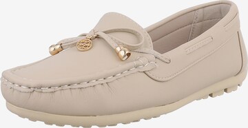 Ital-Design Moccasins in Beige: front