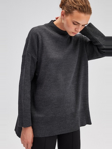 Touche Prive Gebreid vest in Grijs