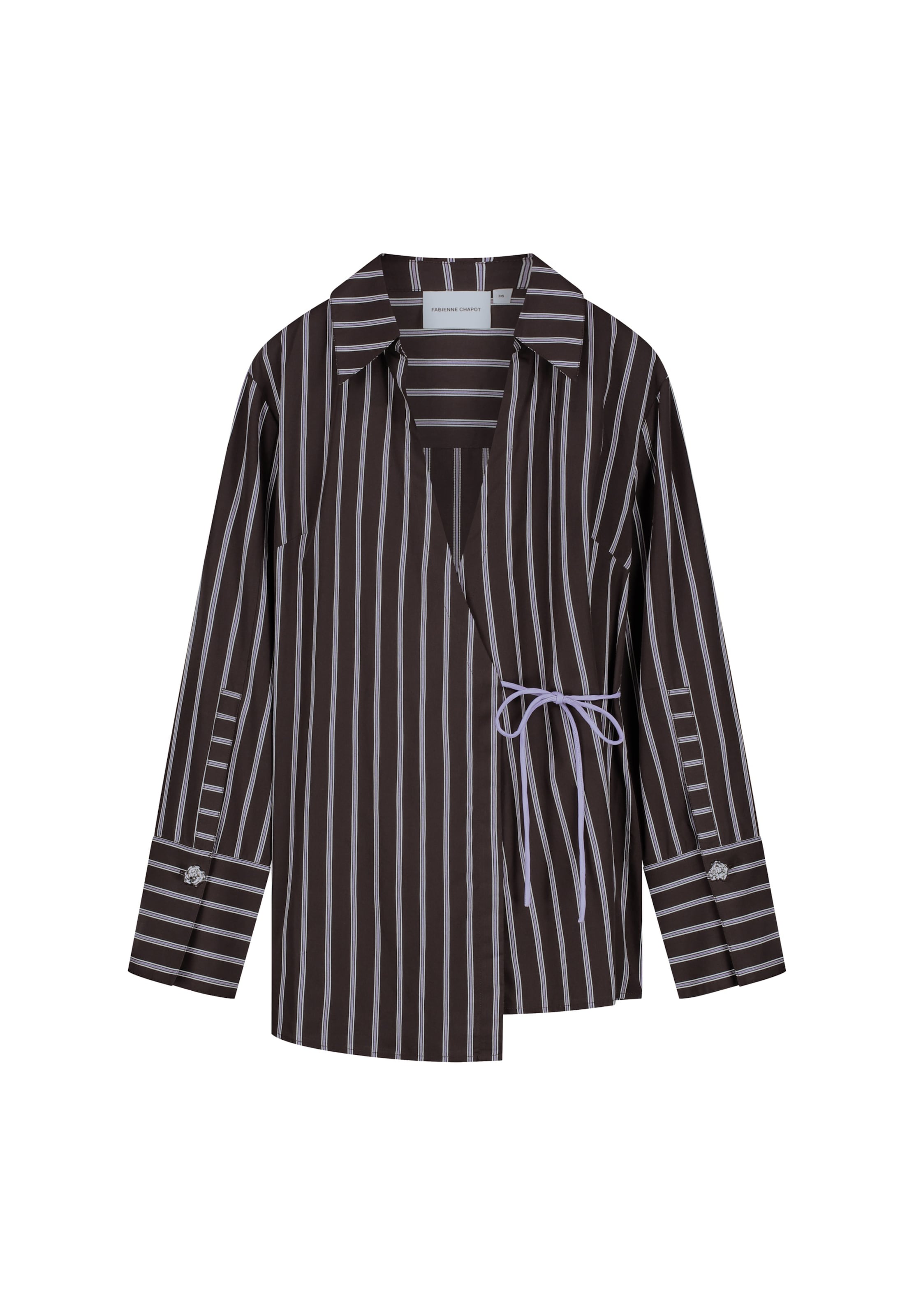 Fabienne Chapot Blouse in XS in de kleur Zwart / Wit, Productweergave
