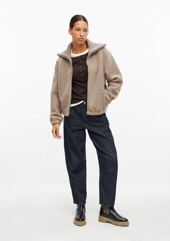 s.Oliver Fleecejacke in Braun: Vorderseite