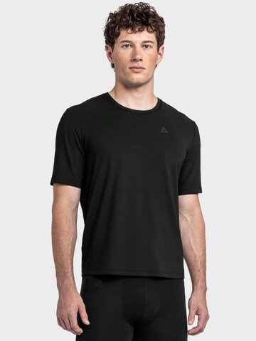 Schöffel Functioneel shirt in Zwart: voorkant